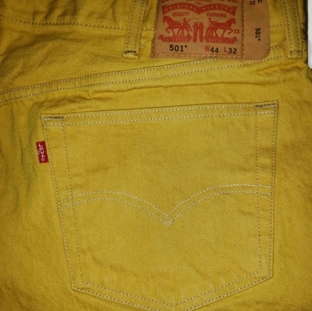 Mens 501 Levi's jeans 44x32